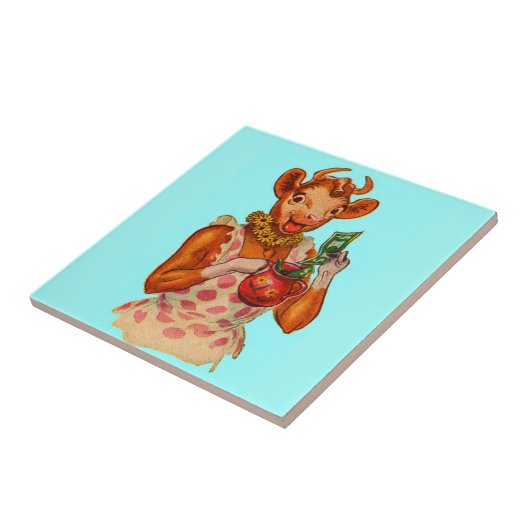 Elsie the Cow, geldmanager Tegeltje (Zijkant)