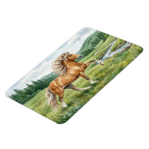 Elska IJslands paard aquarel Magneet