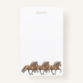 Elska IJslands paard in Tolt Badge (Voorkant)