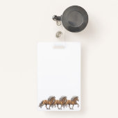 Elska IJslands paard in Tolt Badge (Voorkant met intrekbare)