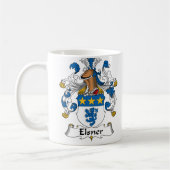 Elsner Family Crest Koffiemok (Links)