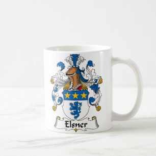Elsner Family Crest Koffiemok