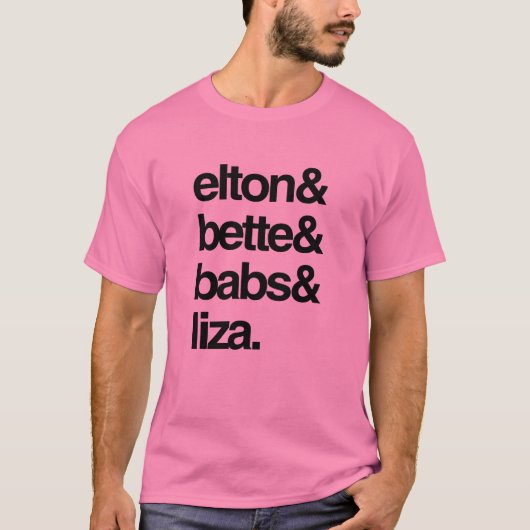 Elton Bette Babs en Liza T-shirt (Voorkant)
