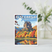 Eltz Castle Duitsland Reizen Briefkaart (Staand voorkant)