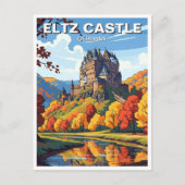 Eltz Castle Duitsland Reizen Briefkaart (Voorkant)