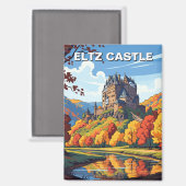 Eltz Castle Duitsland Reizen Magneet (Voorkant / Achterkant)