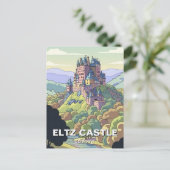 Eltz Kasteel Duitsland Reizen Briefkaart (Staand voorkant)