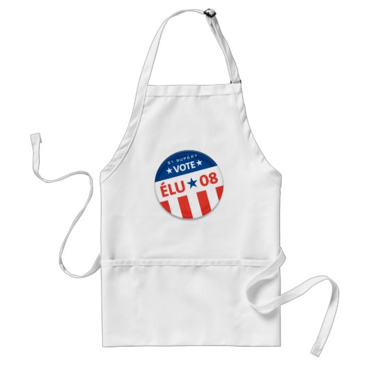 ÉLU 2008 White Apron Standaard Schort (Voorkant)