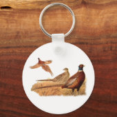 Elusieve jacht op fazanten sleutelhanger (Voorkant)