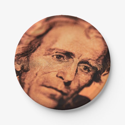 Elusieve President Jackson Papieren Bordje (Voorkant)