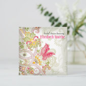 Elusive Butterfly Bridal Shower Kaart (Staand voorkant)