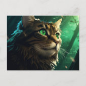 Elusive Felines-briefkaart Briefkaart (Voorkant)