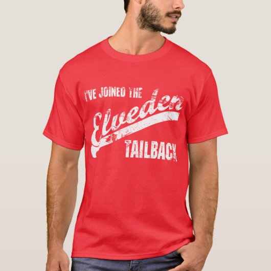 Elveden Tailback (rood) T-shirt (Voorkant)