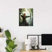 Elven Archer of the Woodland Realm Poster (Thuiskantoor)