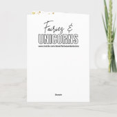 Elven Fairy Sending Magic Your Way Kaart (Achterkant)