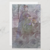 Elven Fantasy Stationery met optionele lijnen Briefpapier (Voorkant / Achterkant)