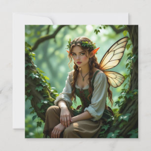Elven Fee Magische Betoverde Bos Kaart