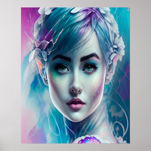 Elven Flower Poster (Voorkant)