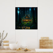 Elven Glade Castle Poster (Keuken)