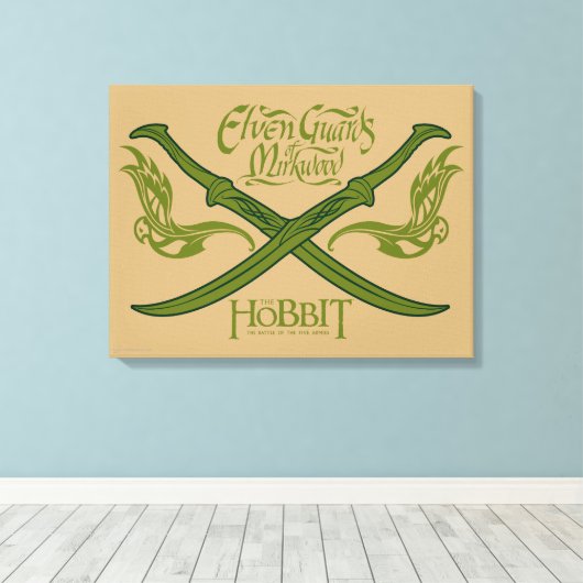 Elven Guards of Mirkwood Movie Icon Canvas Afdruk (Insitu (Houten vloer))