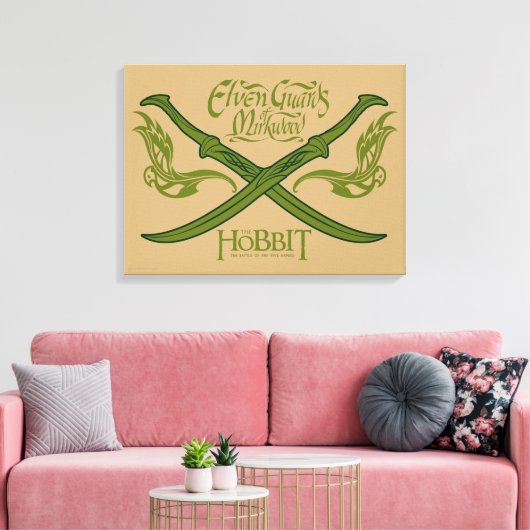Elven Guards of Mirkwood Movie Icon Canvas Afdruk (Insitu (Woonkamer))