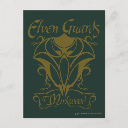Elven Guards of Mirkwood Name Briefkaart (Voorkant)