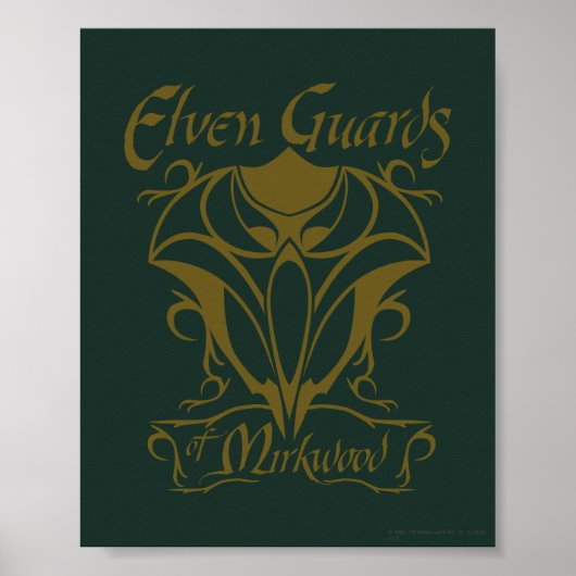 Elven Guards of Mirkwood Name Poster (Voorkant)