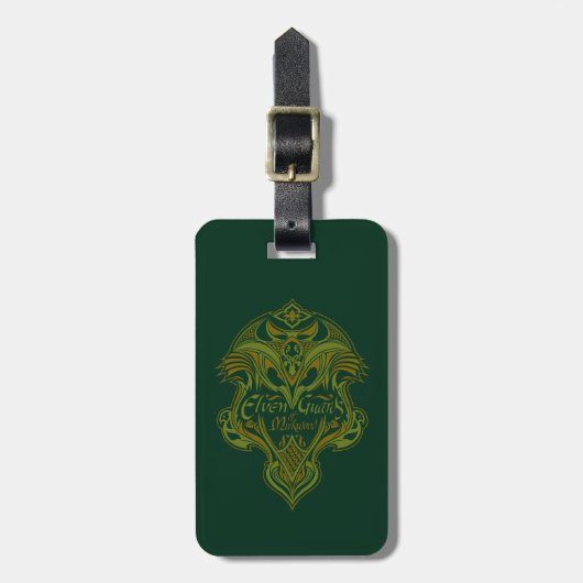 Elven Guards of Mirkwood Shield Icon Bagagelabel (Voorkant verticaal)