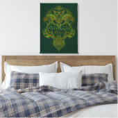 Elven Guards of Mirkwood Shield Icon Canvas Afdruk (Insitu (Slaapkamer))