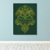 Elven Guards of Mirkwood Shield Icon Canvas Afdruk (Insitu (Houten vloer))