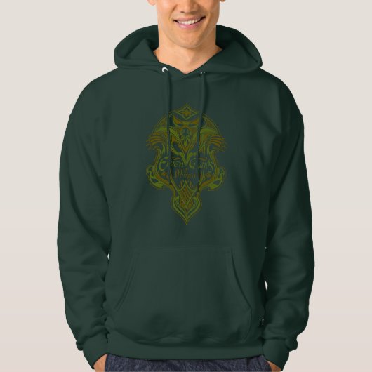 Elven Guards of Mirkwood Shield Icon Hoodie (Voorkant)
