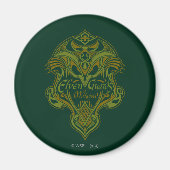 Elven Guards of Mirkwood Shield Icon Magneet (Voorkant)