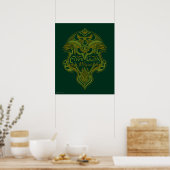 Elven Guards of Mirkwood Shield Icon Poster (Keuken)