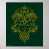 Elven Guards of Mirkwood Shield Icon Poster (Voorkant)