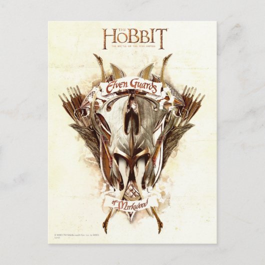 Elven Guards of Mirkwood Weaponry Briefkaart (Voorkant)