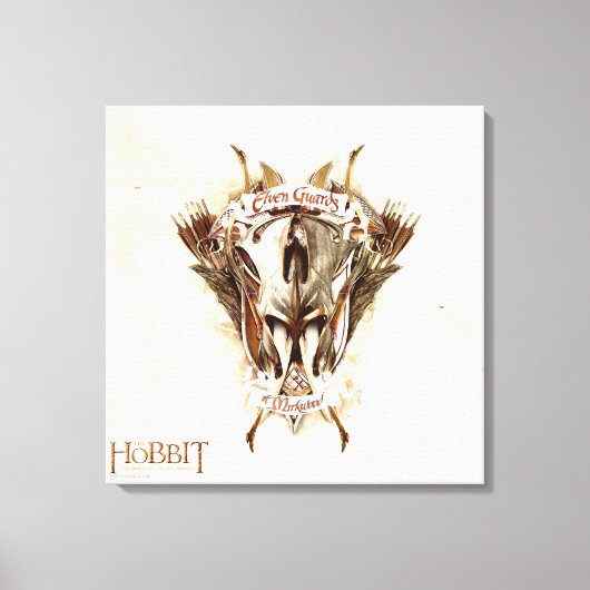 Elven Guards of Mirkwood Weaponry Canvas Afdruk (Voorkant)