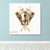 Elven Guards of Mirkwood Weaponry Canvas Afdruk (Insitu (Houten vloer))