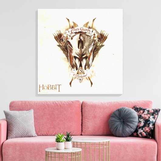 Elven Guards of Mirkwood Weaponry Canvas Afdruk (Insitu (Woonkamer))