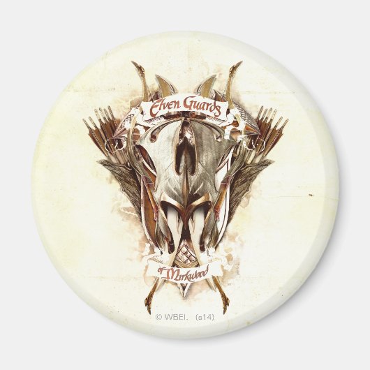 Elven Guards of Mirkwood Weaponry Magneet (Voorkant)