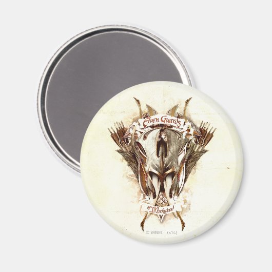 Elven Guards of Mirkwood Weaponry Magneet (Voorkant / Achterkant)