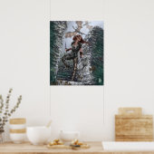 Elven Huntress Poster (Keuken)