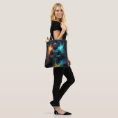 Elven Magic: Ridder met Betoverd Zwaard Tote Bag (Op model)