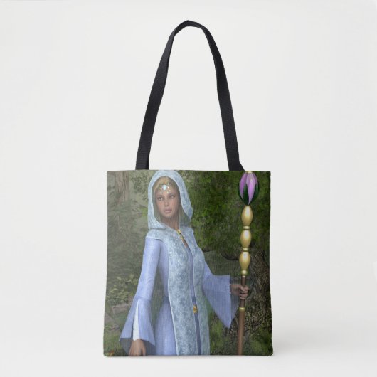 Elven Maiden All-Over Print Canvas tas (Voorkant)