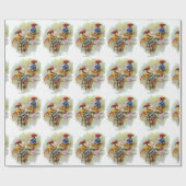  elven met speelgoed cadeaupapier (Vlak)