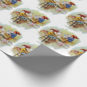  elven met speelgoed cadeaupapier (Hoek)