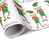 Elven Ontwerpen Kerstmis Cadeaupapier (Rol Hoek)