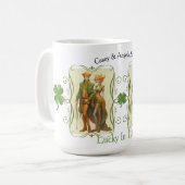 Elven Paar St. Patrick's Day Gift Mok (Voorkant links)