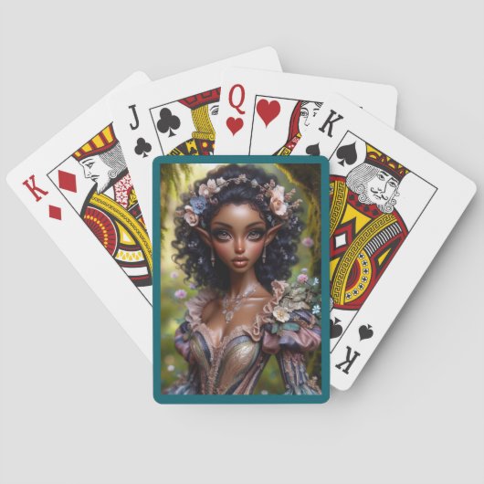 Elven playing card style 1 pokerkaarten (Achterkant)