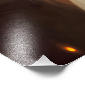 Elven Princess in White Lace Dress Foto Afdruk (Hoek)