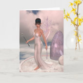 Elven Skies - Wenskaart Kaart (Gele Bloem)